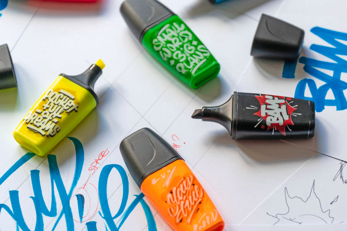 STABILO BOSS Snooze Textmarker Mini – Farben sortiert, Keilspitze 2–5 mm