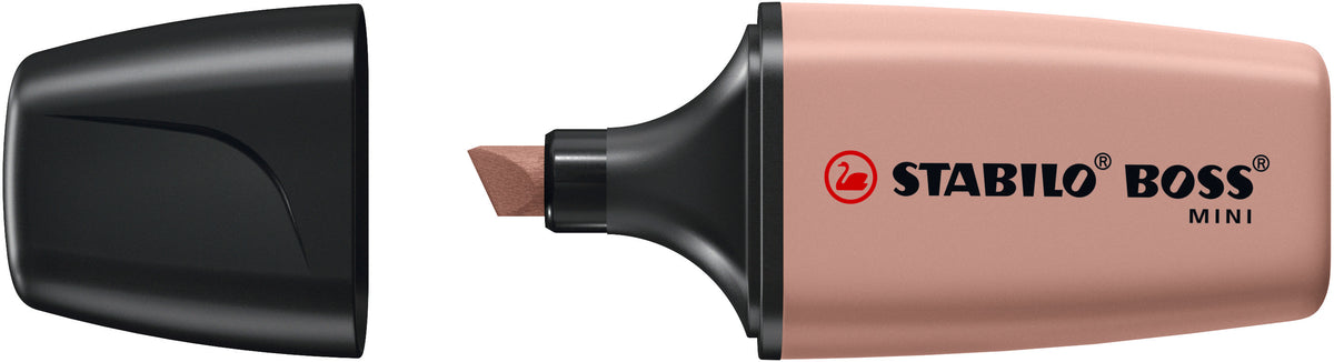STABILO BOSS Mini Textmarker – Umbra, Keilspitze 2–5 mm