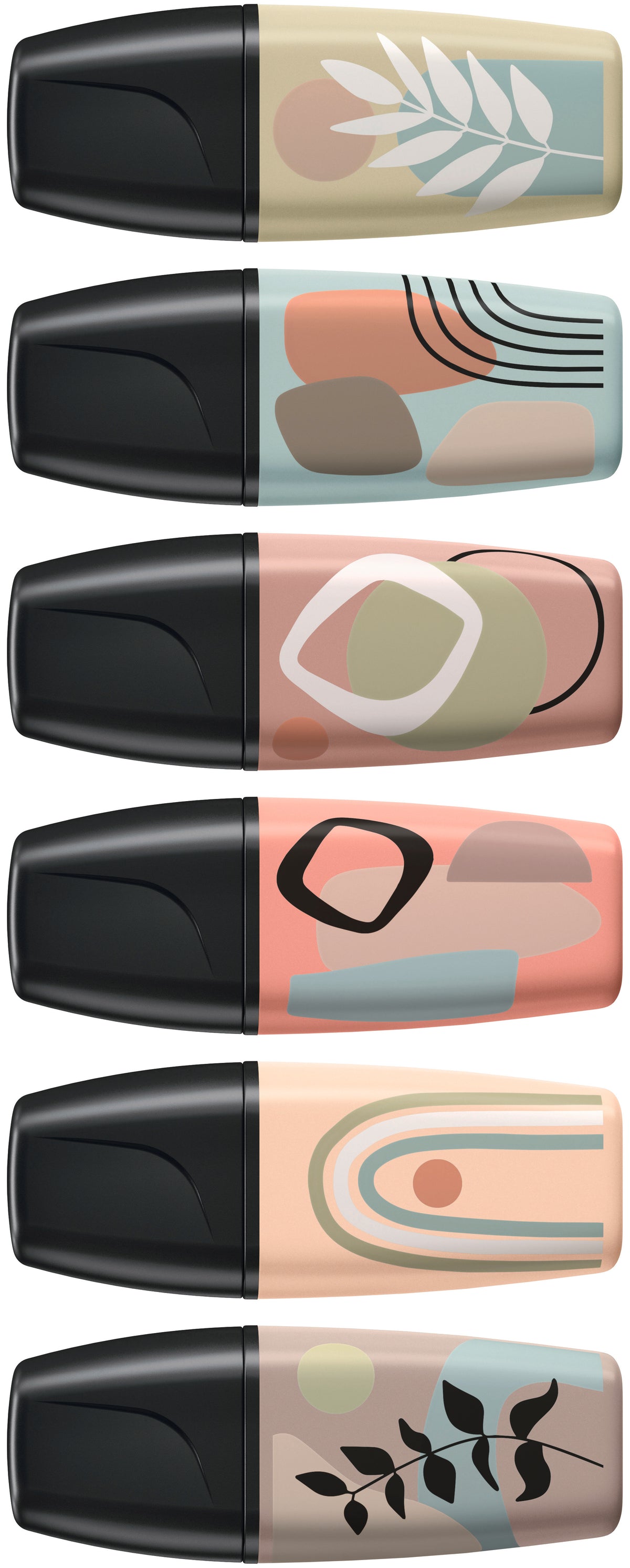STABILO BOSS Mini Naturevibes Textmarker – Farben sortiert, Keilspitze 2–5 mm