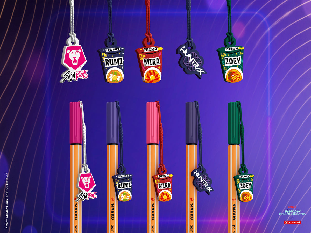 STABILO point 88 Fineliner – 10 Stk., 0,4 mm, 5 Farben, KPop Demon Hunters (Limitierte Edition)