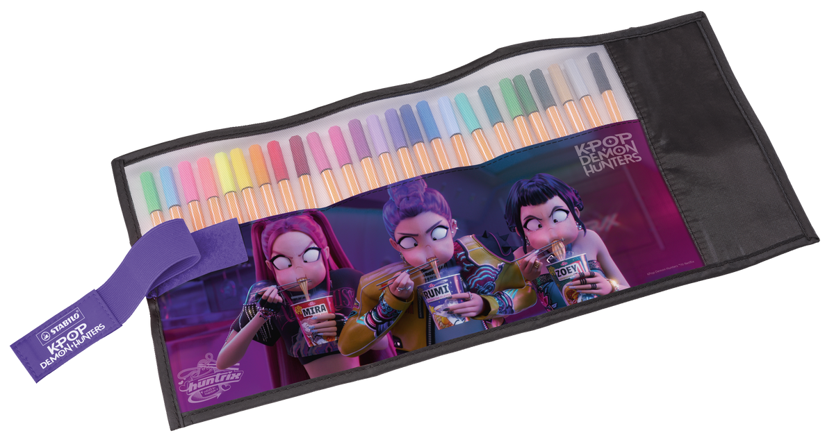 STABILO point 88 Fineliner Set – 0,4 mm, assortiert, KPop Demon Hunters