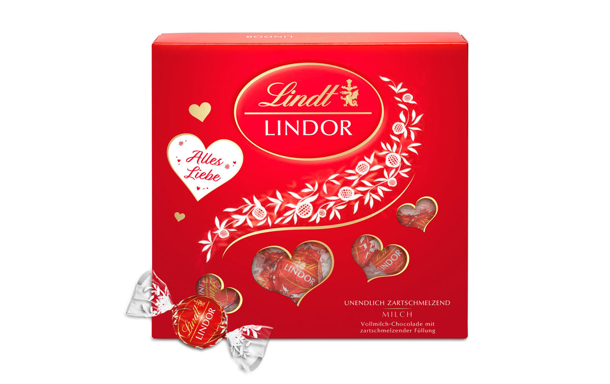 Lindt LINDOR Schokolade – Milch – 187 g