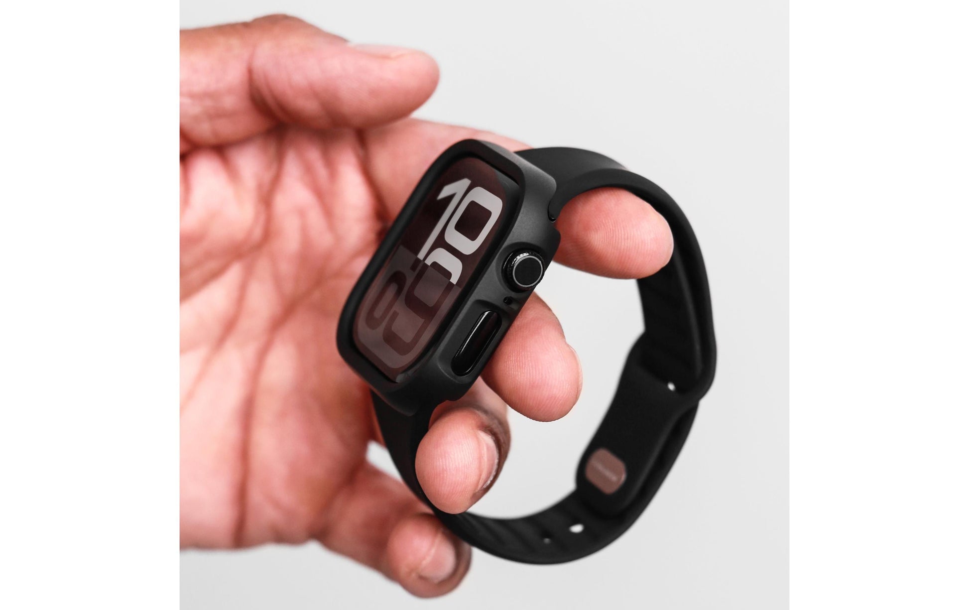 Vonmählen Bumper Case 42 mm – Edelstahl, Schwarz, für Apple Watch Series 11