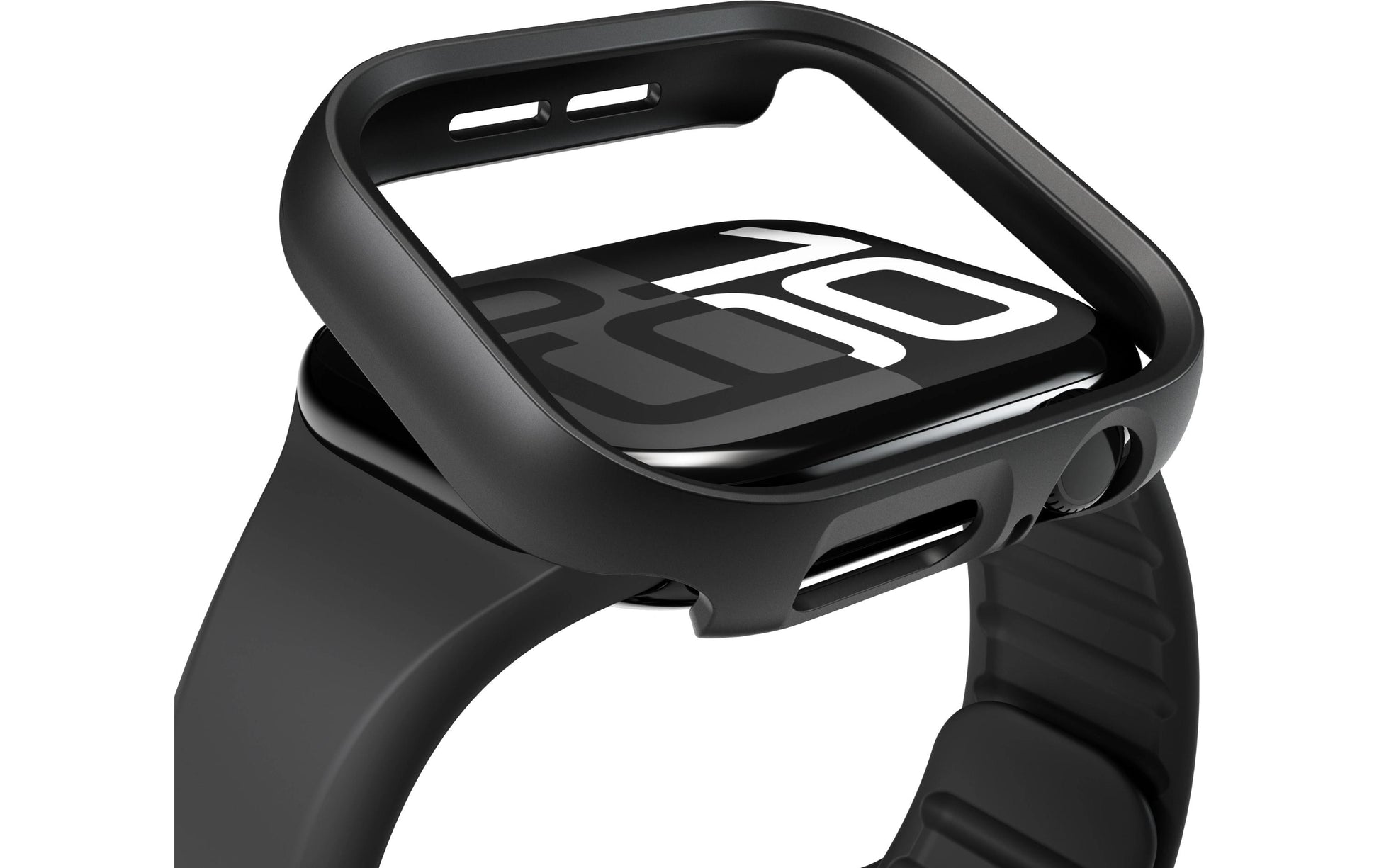 Vonmählen Bumper Case 42 mm – Edelstahl, Schwarz, für Apple Watch Series 11