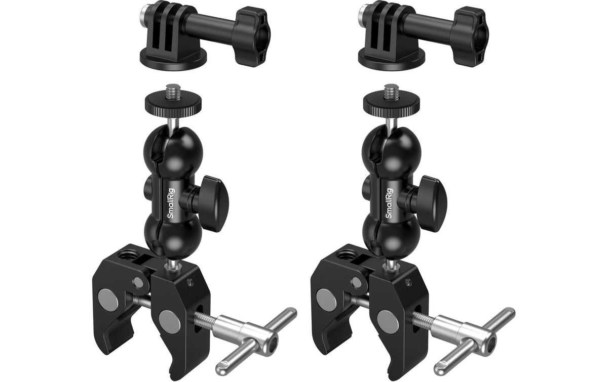 SmallRig 5321 Klemme – Aluminium/Edelstahl, 158 × 92 × 50 mm, 420 g – Schwarz