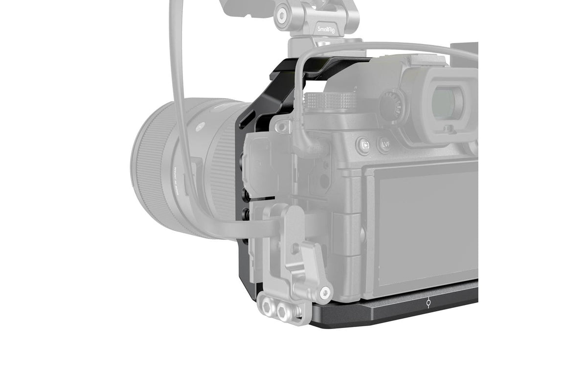 SmallRig 2983 Cage – für Panasonic LUMIX S5 – Aluminium, Schwarz – 149 × 108 × 71 mm – 1/4″, 3/8″