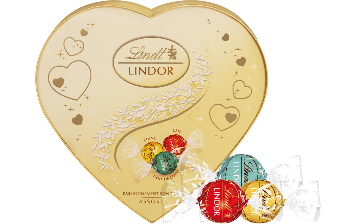 Lindt LINDOR – weisse Schokolade – 160 g