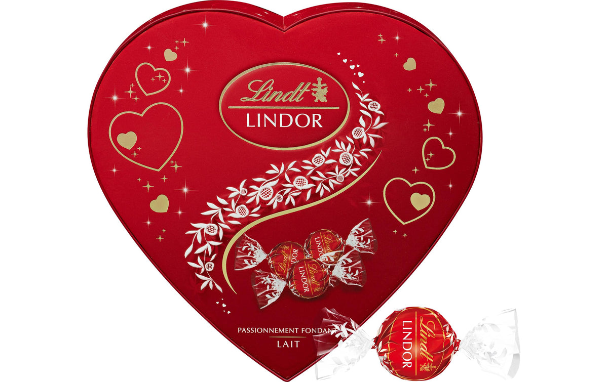 Lindt LINDOR Milch Herz – 160 g