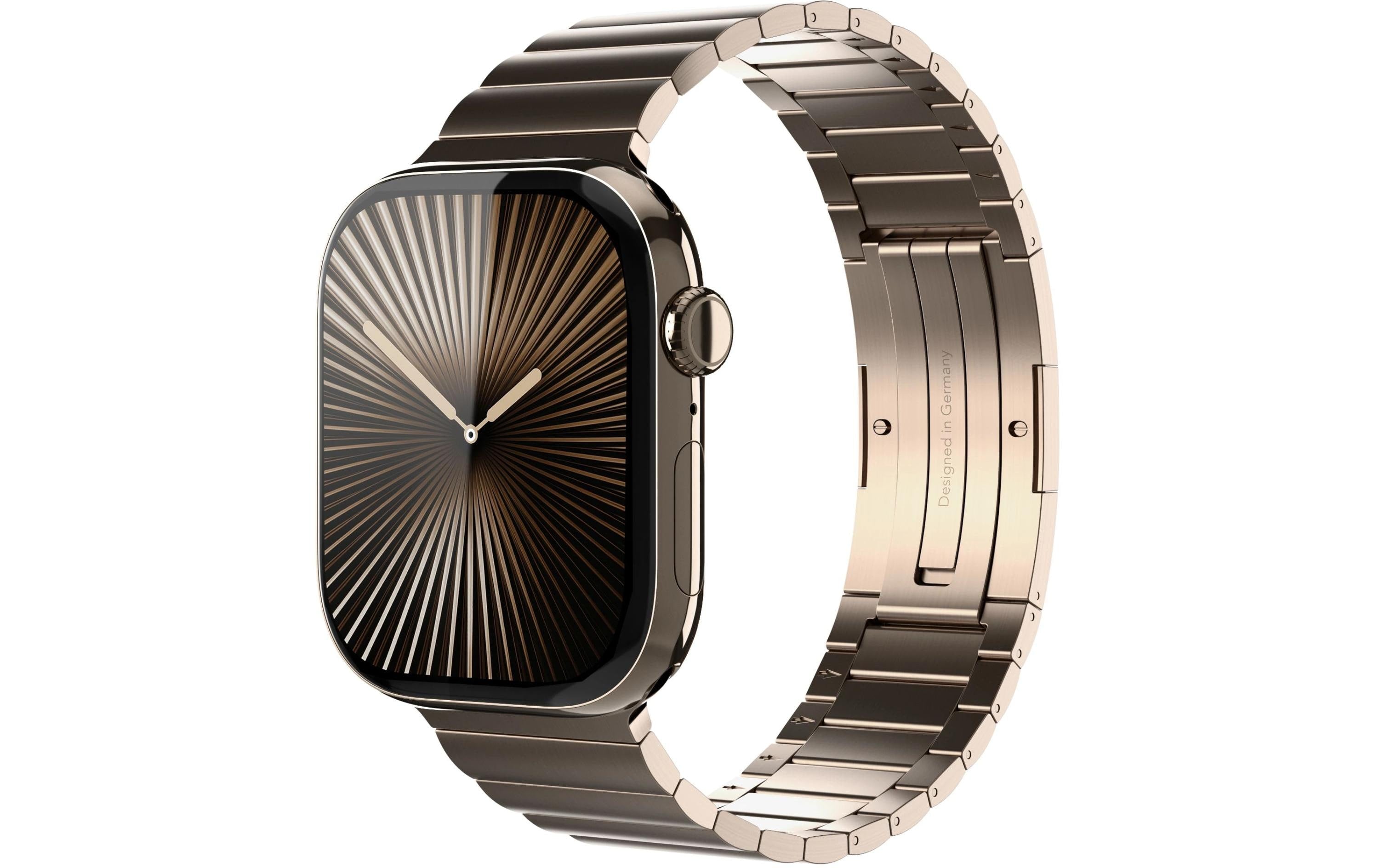 Vonmählen Link BraceletPro – Armband – für Smartwatches (44/45/46/49 mm), Sunset Gold, One Size, Edelstahl