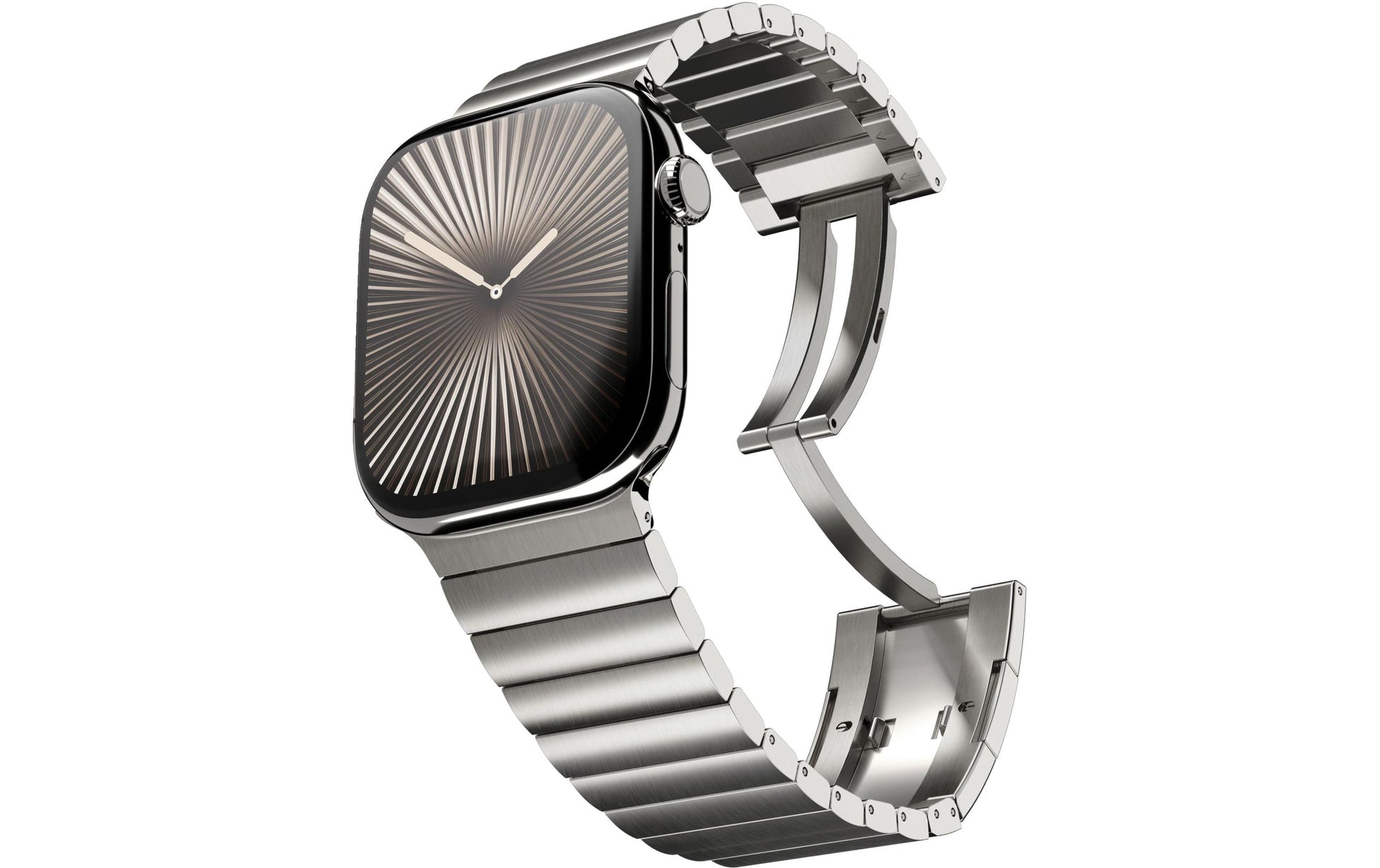Vonmählen Link Bracelet Pro OS – Armband – für Apple Watch 40 mm, 41 mm, 42 mm, Desert Sand, Edelstahl