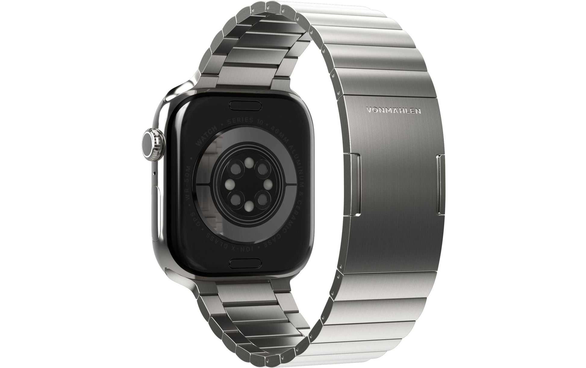 Vonmählen Link Bracelet Pro OS – Armband – für Apple Watch 40 mm, 41 mm, 42 mm, Desert Sand, Edelstahl