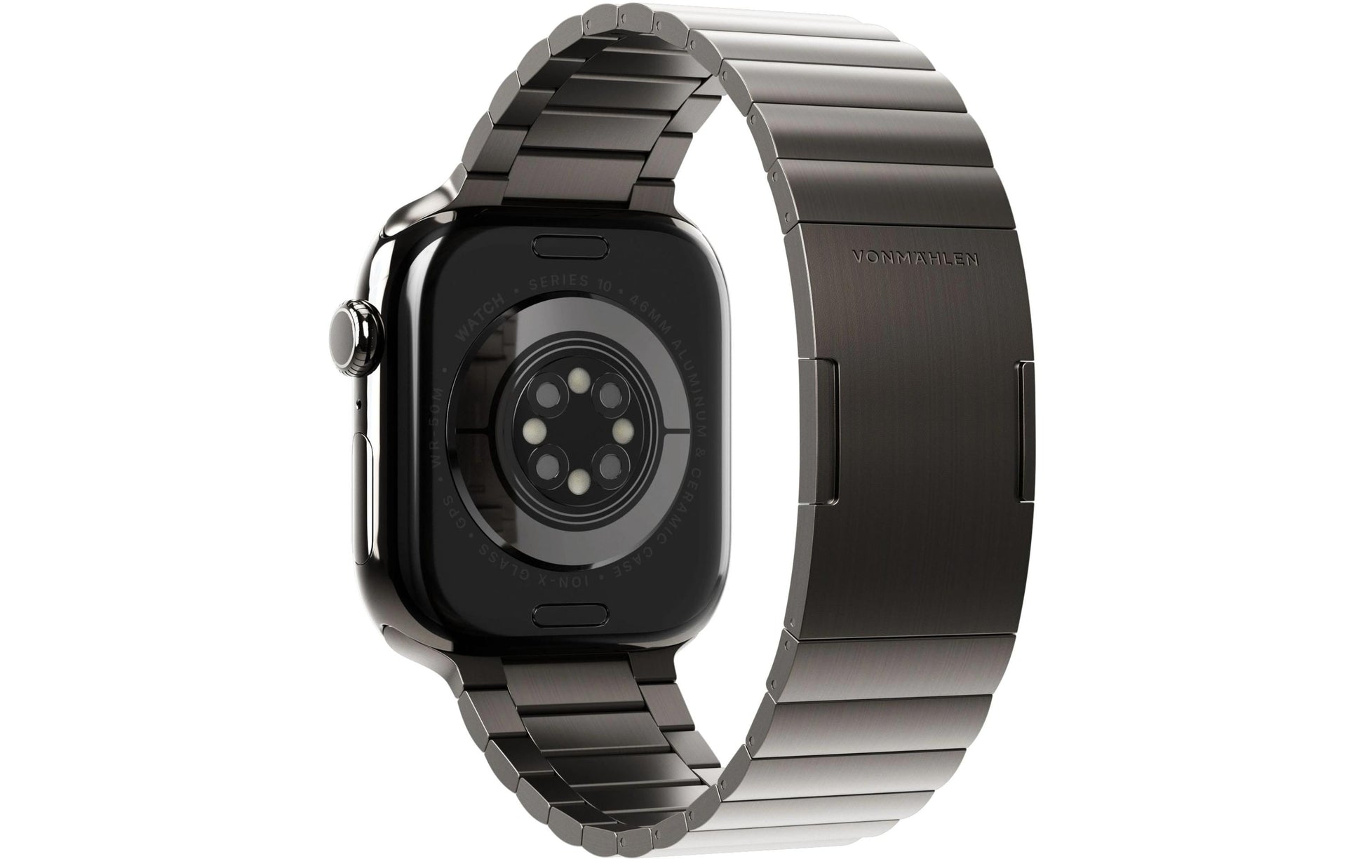 Vonmählen Link BraceletPro OS – Armband – für 40/41/42 mm, Granit Grau, Einheitsgrösse, Edelstahl