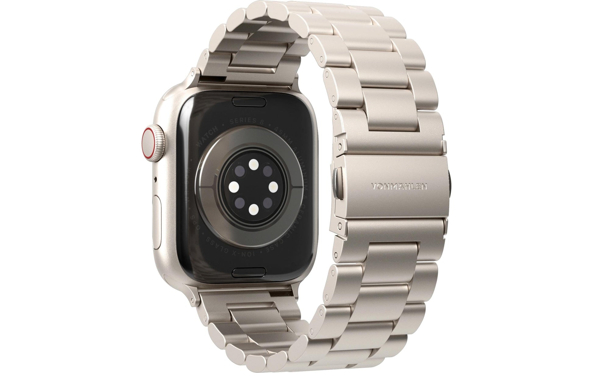 Vonmählen Link Bracelet2 – Armband – für Apple Watch 40/41/42 mm, Champagne, One Size, Edelstahl