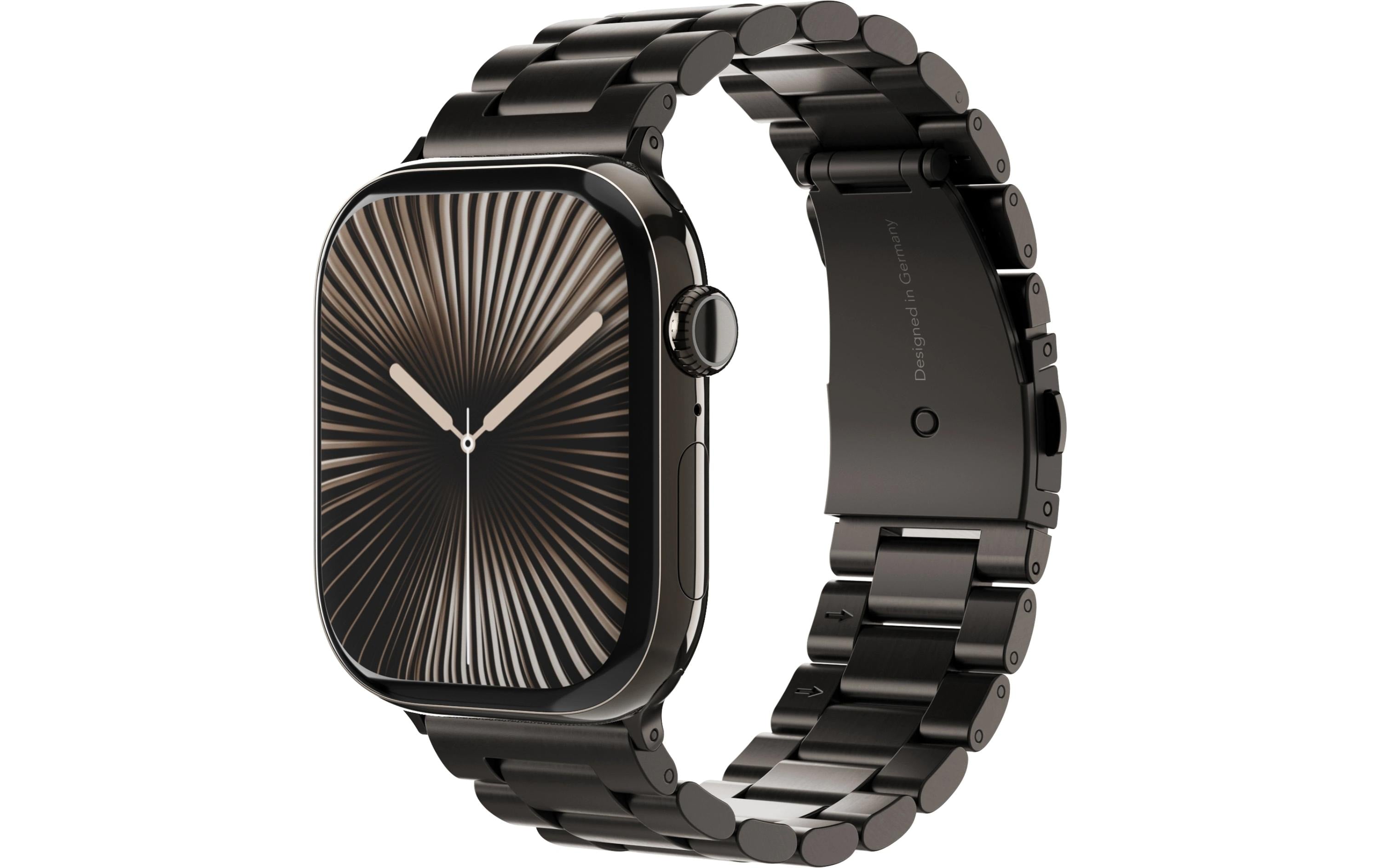 Vonmählen Link Bracelet2 – Armband – für Apple Watch (40/41/42 mm), Dunkelgrau, Einheitsgrösse, Edelstahl