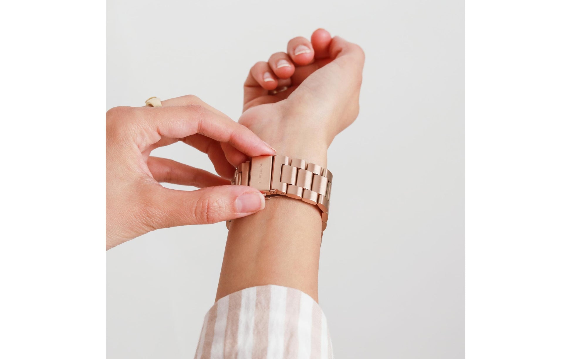 Vonmählen Link Bracelet2 – Armband – für 44/45/46/49 mm, Roségold, Einheitsgrösse, Edelstahl