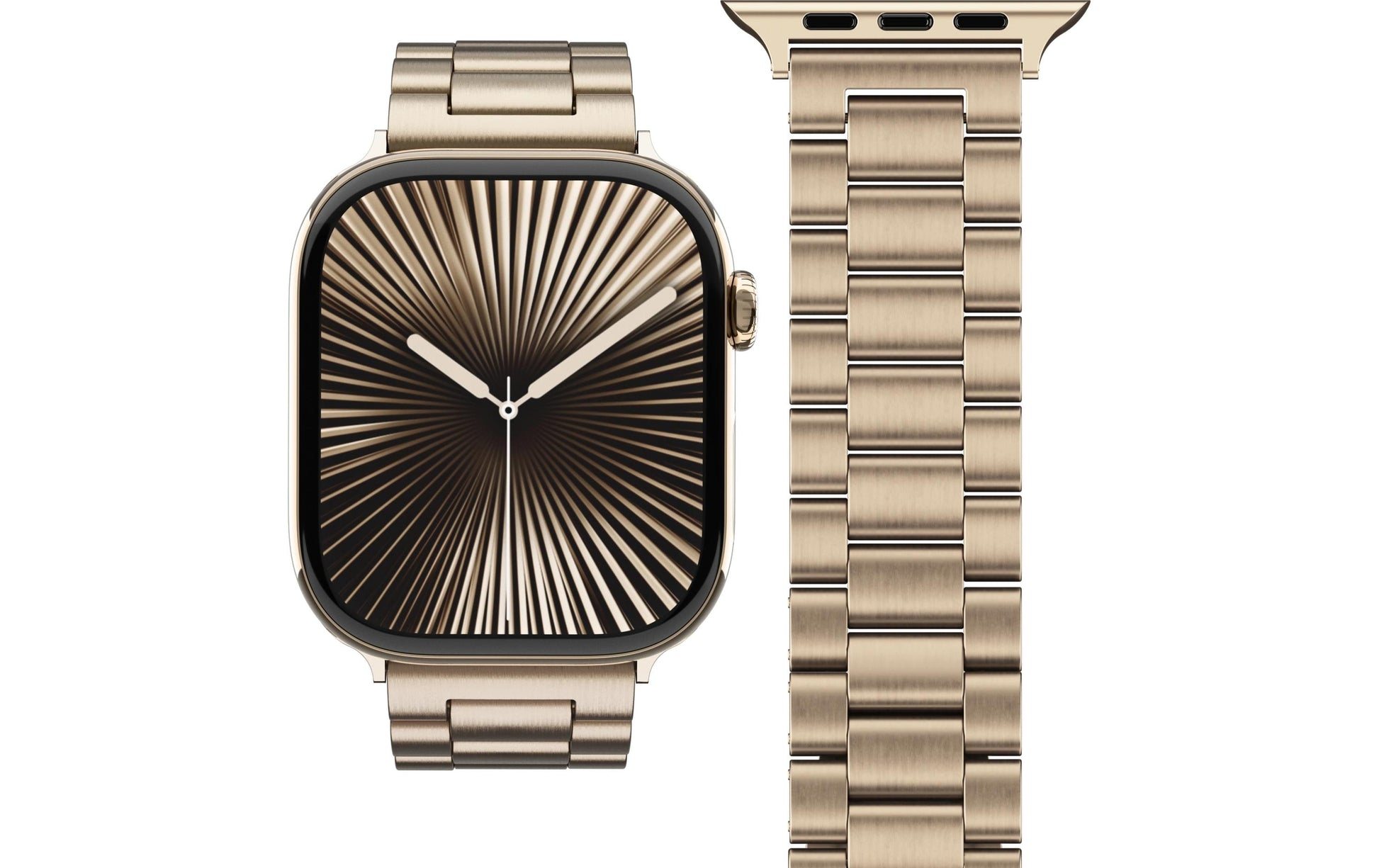 Vonmählen Link Bracelet2 – Armband – für Apple Watch 40/41/42 mm, Gold, One Size, Edelstahl