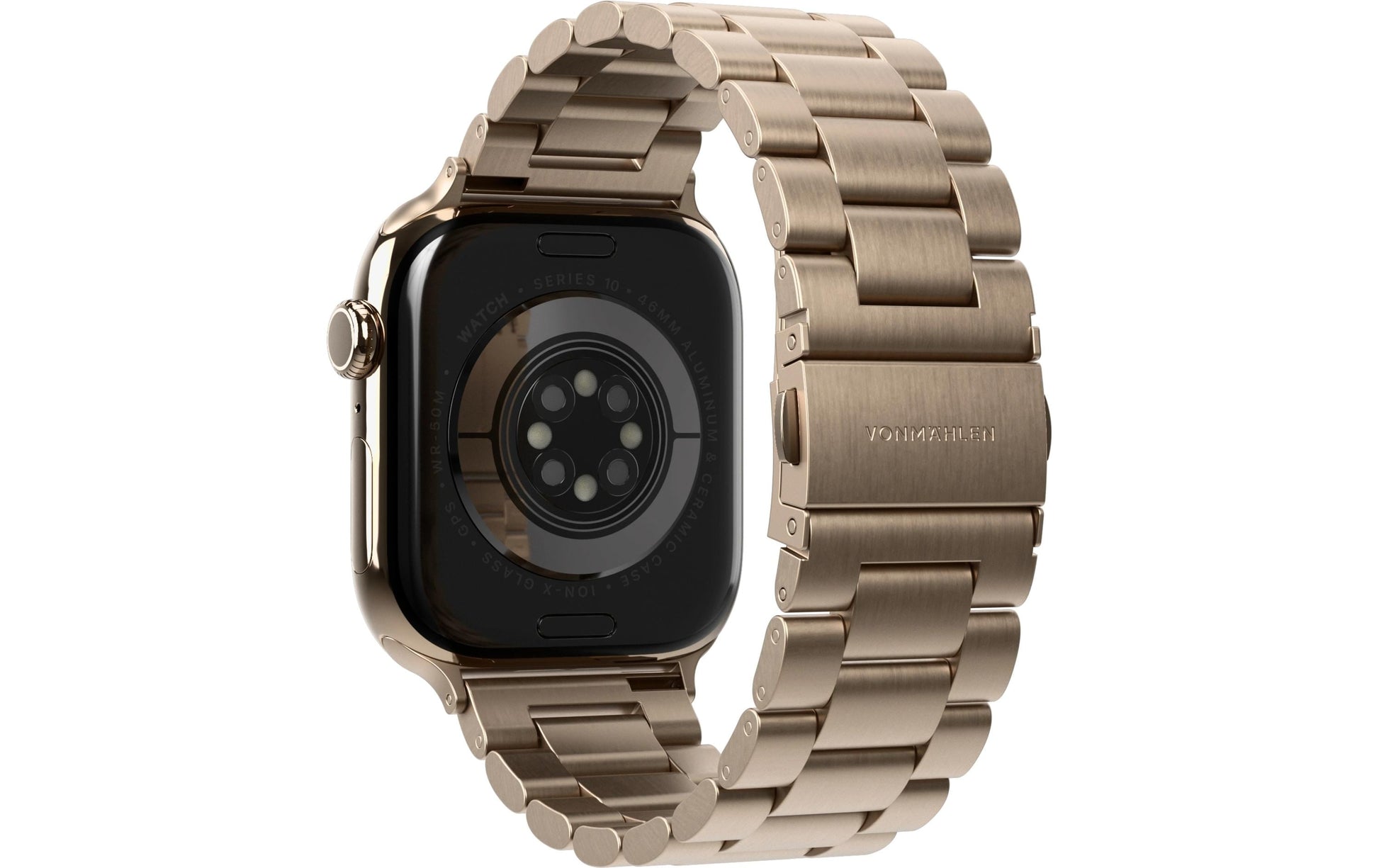 Vonmählen Link Bracelet2 – Armband – für Apple Watch 40/41/42 mm, Gold, One Size, Edelstahl