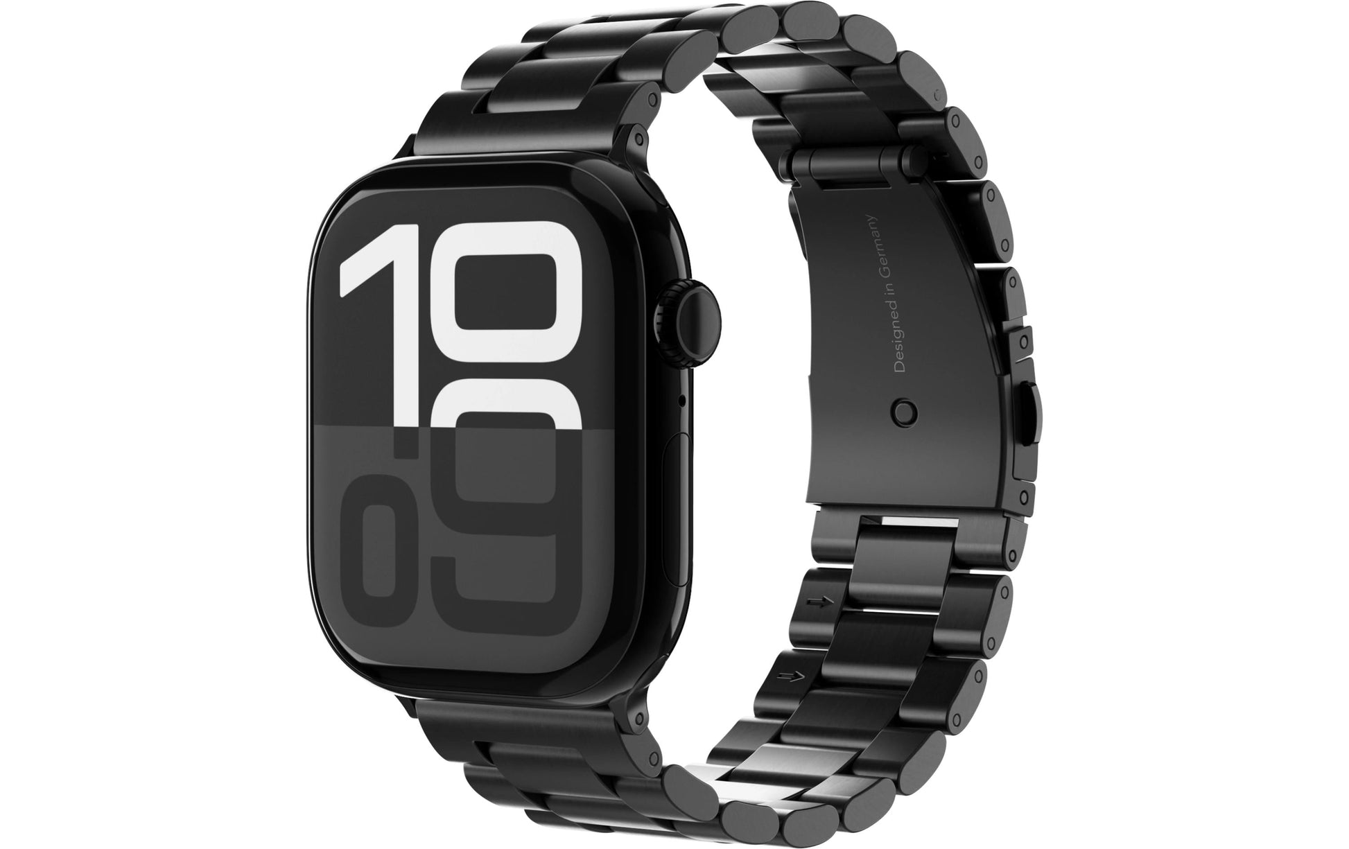 Vonmählen Link Bracelet2 – Armband – für Apple Watch (40, 41, 42 mm), Schwarz, One Size, Edelstahl
