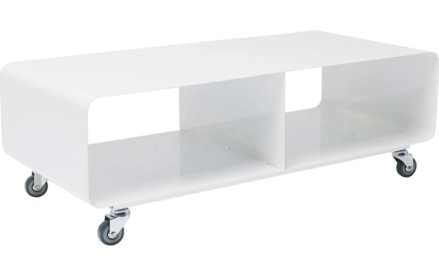 Kare TV-Möbel Lounge M – 90 × 42 × 30 cm, rechteckig – Stahl – weiss