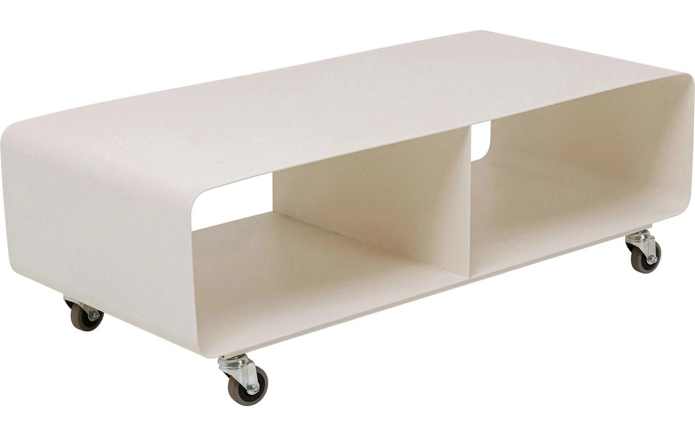 KARE Lounge TV-Möbel M – 90 × 42 × 30 cm – Stahl – Beige
