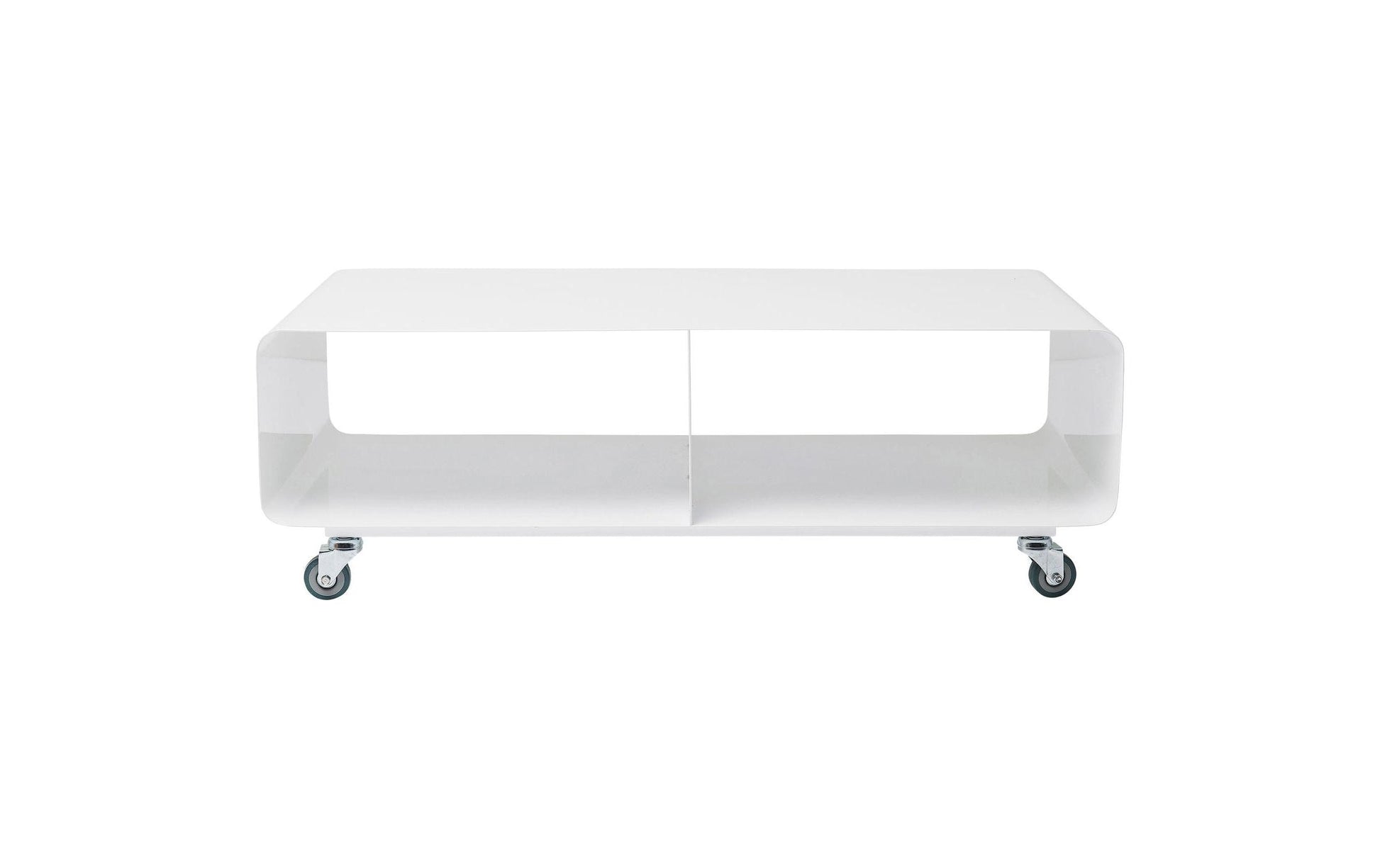 Kare TV-Möbel Lounge M – 90 × 42 × 30 cm, rechteckig – Stahl – weiss