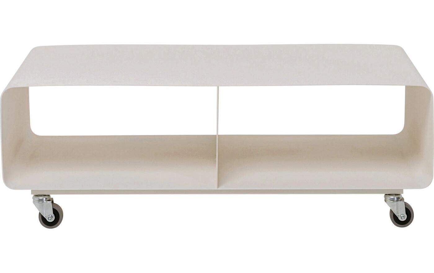 KARE Lounge TV-Möbel M – 90 × 42 × 30 cm – Stahl – Beige