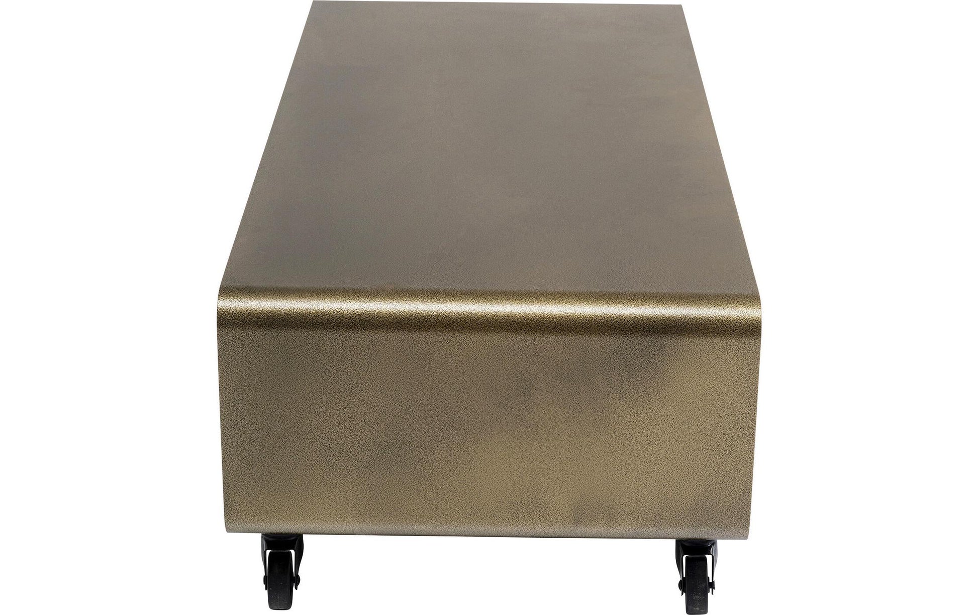 KARE Lounge TV-Möbel M – 90 × 42 × 30 cm, rechteckig – Stahl – braun