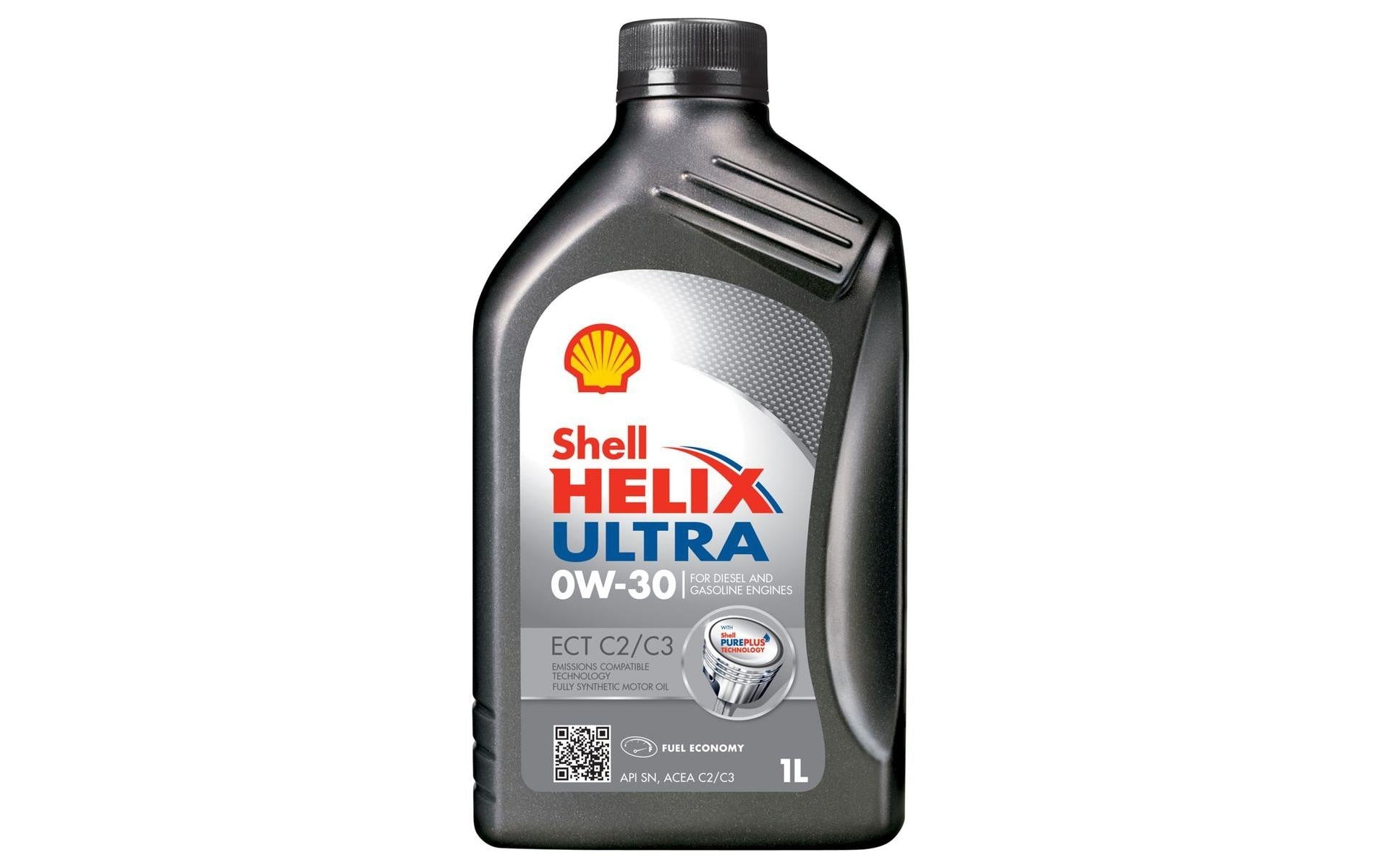 Shell Helix Ultra ECT Motoröl 0W-30 – für Benzin & Diesel – 1 l