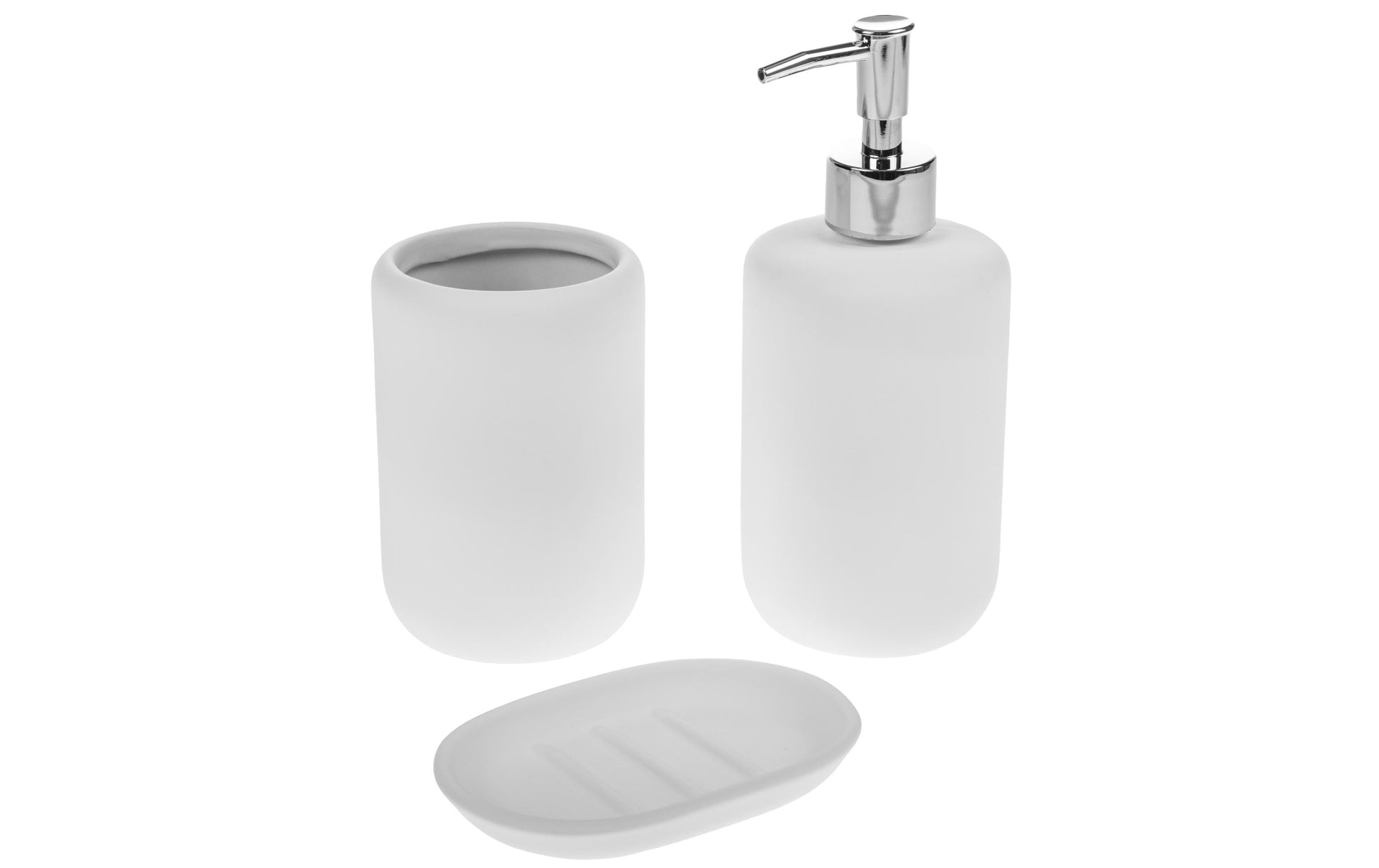 Cocon Seifenschale – Keramik, 8×12×2 cm, Weiss