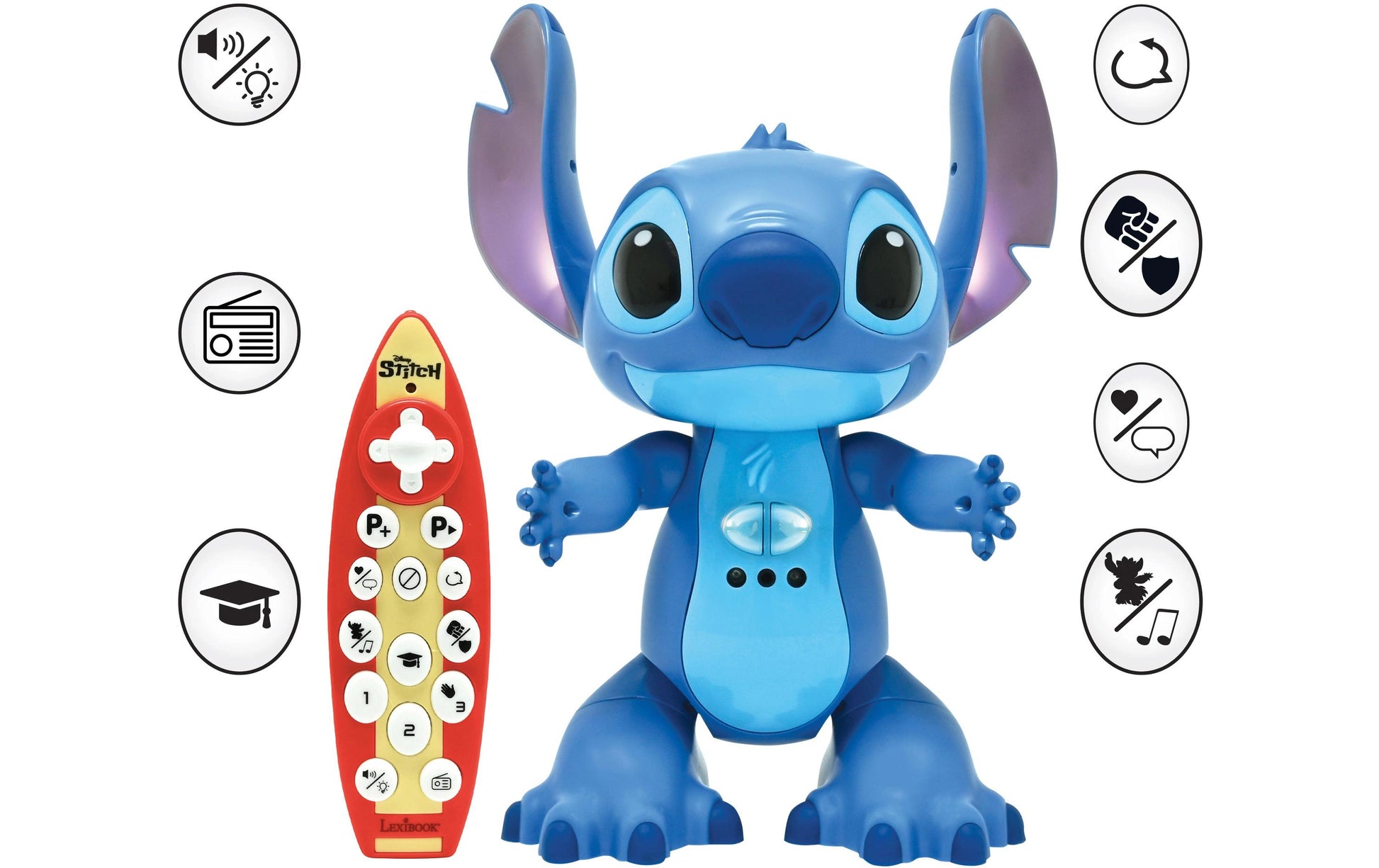 Lexibook STITCHi3 RC Bilingual Roboter – Tier-Roboter – 3 Batterien – ab 5 Jahren – blau
