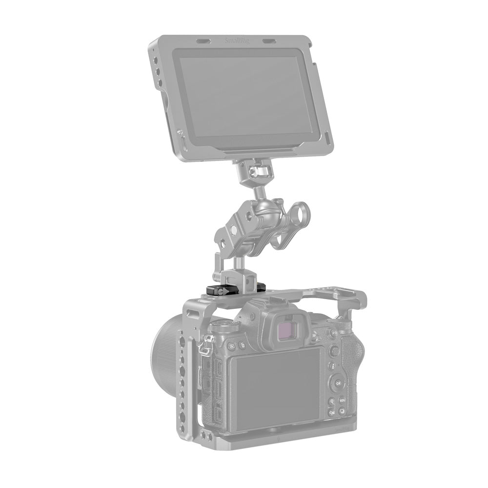 SmallRig Niedrigprofil-NATO-Schiene 50 mm – Aluminium, 21 × 6 × 50 mm – 1/4" Gewinde, Schrauben enthalten