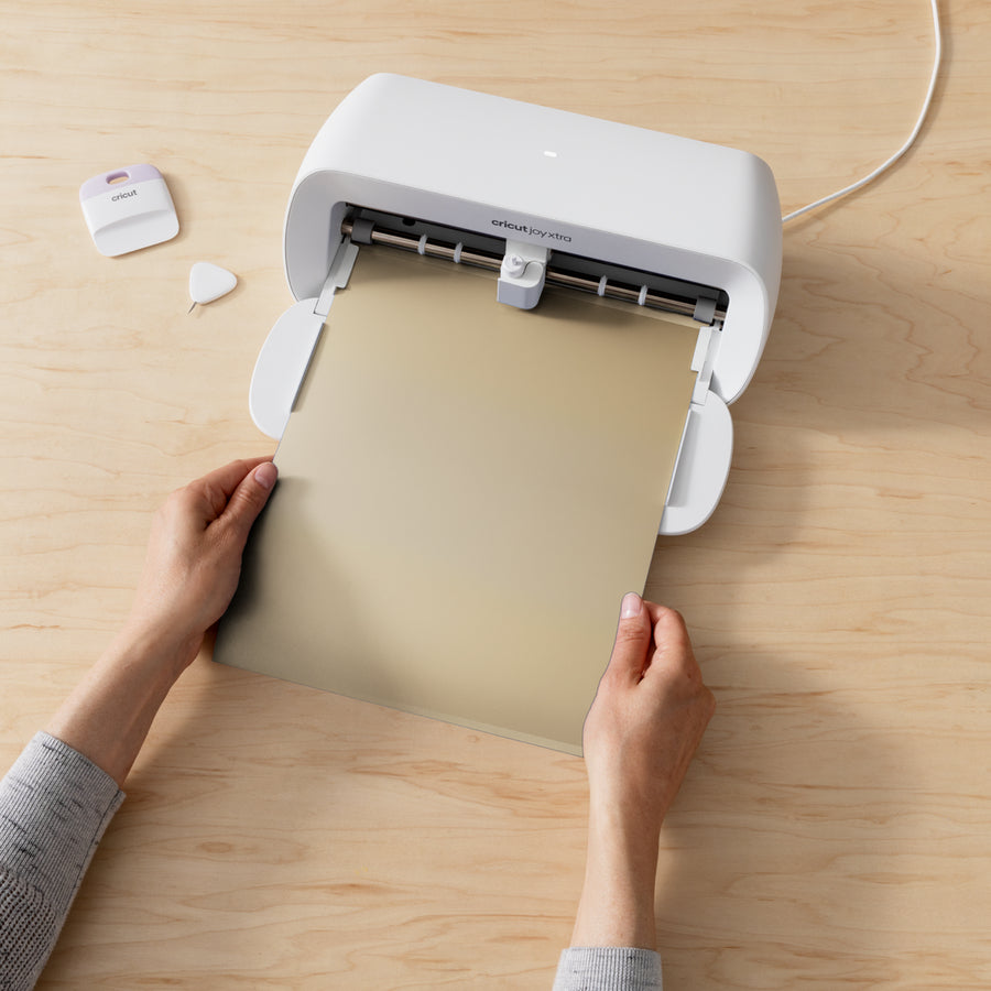 Cricut Vinylfolie matt-metallic – Gold – 24,1 × 91,4 cm – für Cricut Joy Xtra Schneideplotter