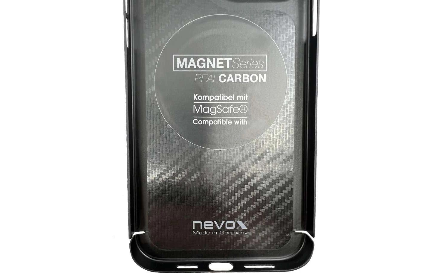 Nevox – Backcover Carbon Serie – für Apple iPhone Air – schwarz – Aramidfasern – MagSafe-kompatibel