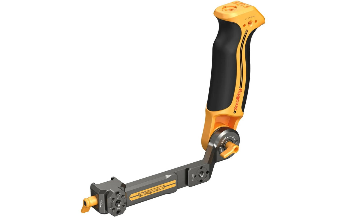 SmallRig 5524 Sling Handle Griff – für DJI RS 2, RSC 2, RS 3 usw. – Gelb/Aluminium