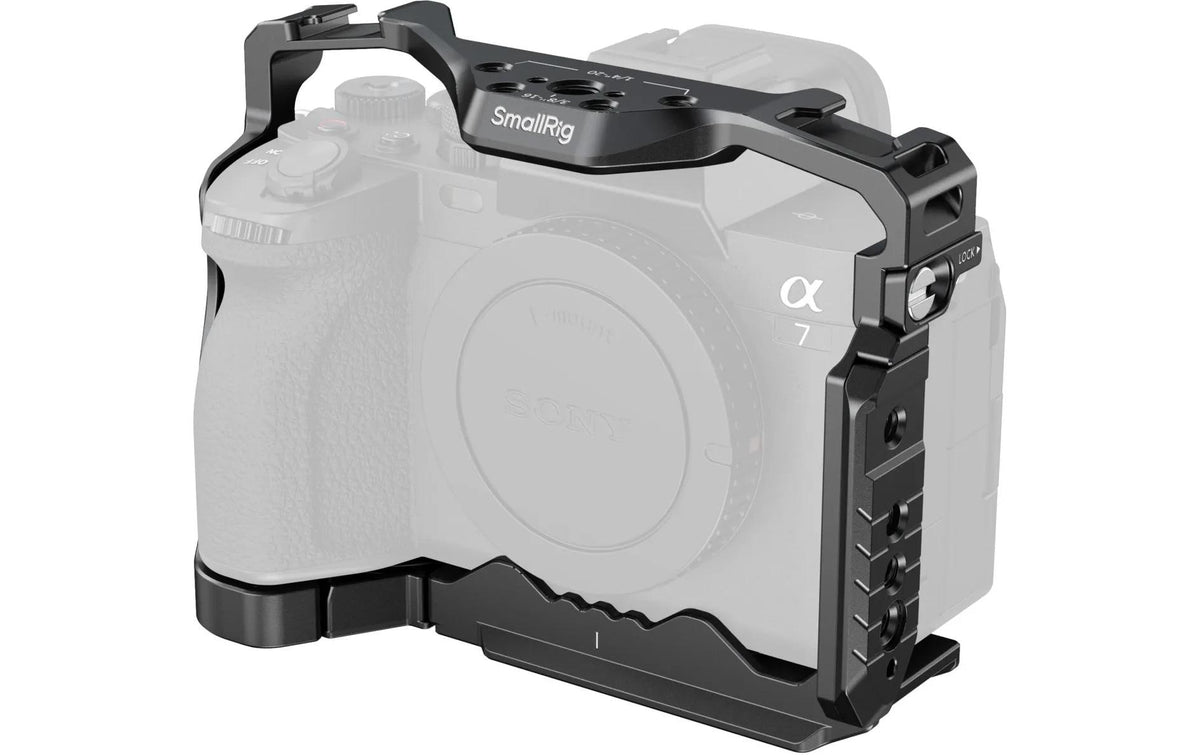 SmallRig 5583 Cage – Airtag-Slot – für Sony Alpha 7R V, 7 IV, 7S III und andere – Schwarz