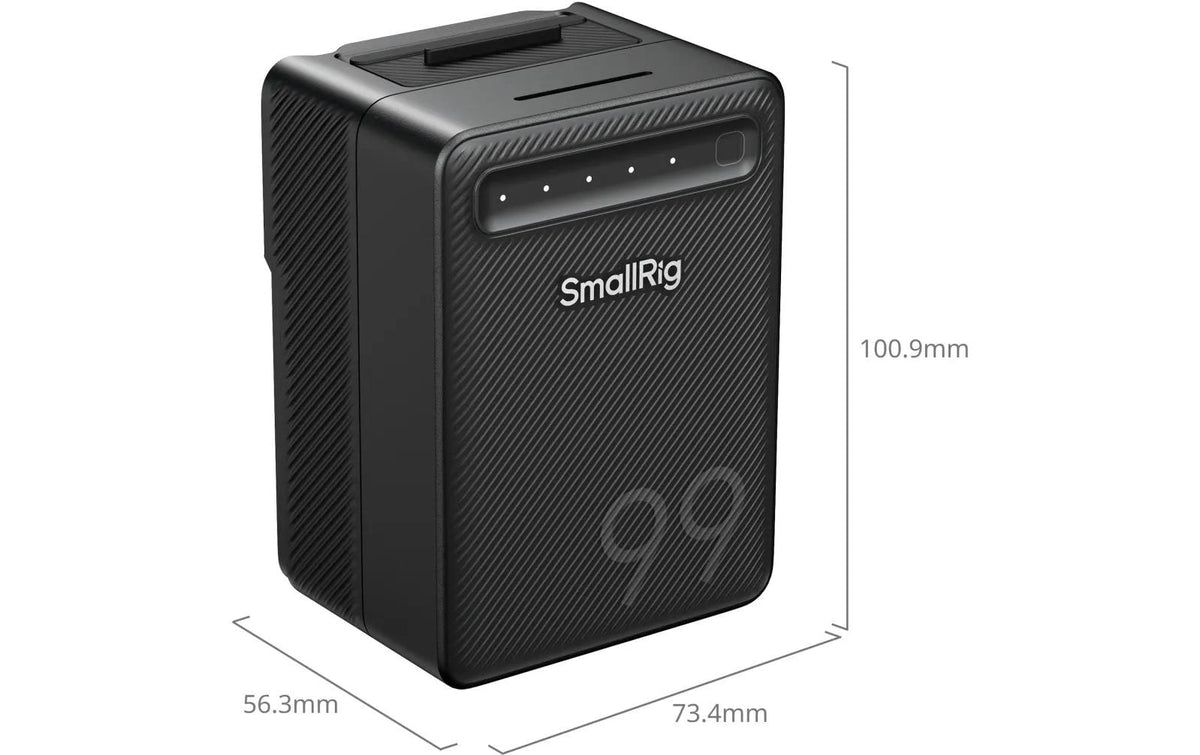 SmallRig VB99 Lite Mini V-Mount Akku – 6800 mAh (99 Wh), 14,54 V – für Universal