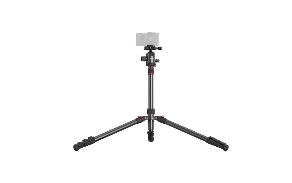 SmallRig 5629 Dreibeinstativ – bis 180 cm, 15 kg Traglast, Kugelkopf, Schnellwechselplatte