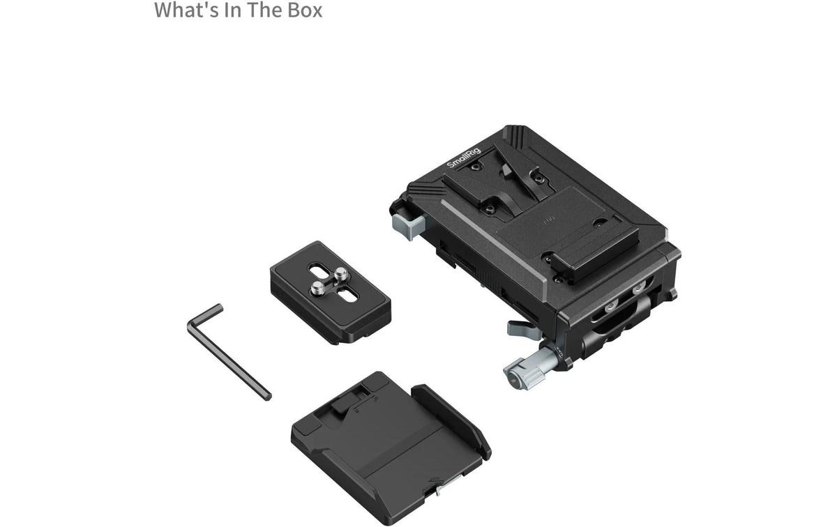 SmallRig 5227 V-Mount-Halterung – 20'000 mAh, 16,8 V – für V-Mount-Akkus – Schwarz