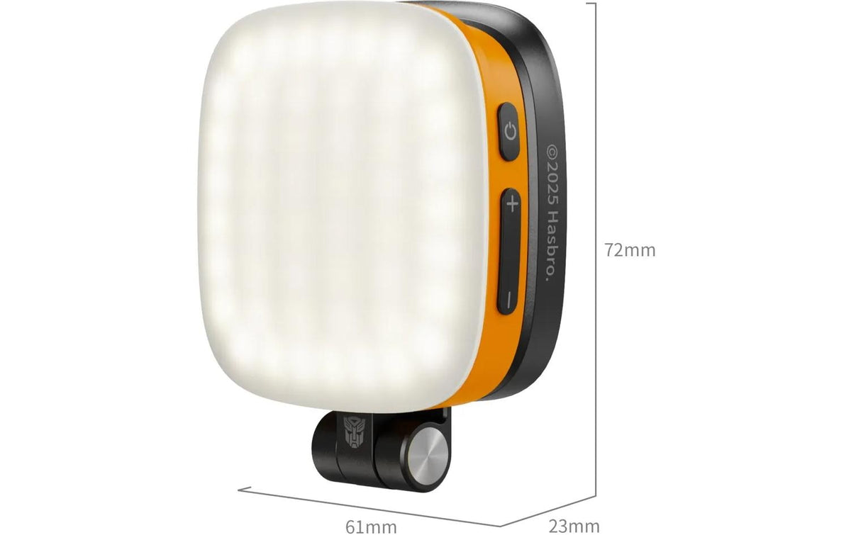 SmallRig Vibe P48 – Smartphone-LED-Licht – dimmbar, Akku – gelb