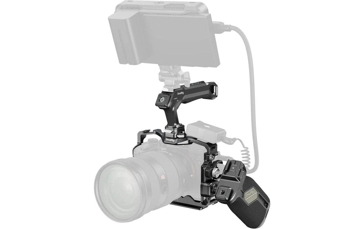 SmallRig HawkLock 5599 Cage Kit – für Sony Alpha 7R V, 7 IV, 7S III und andere – Schwarz