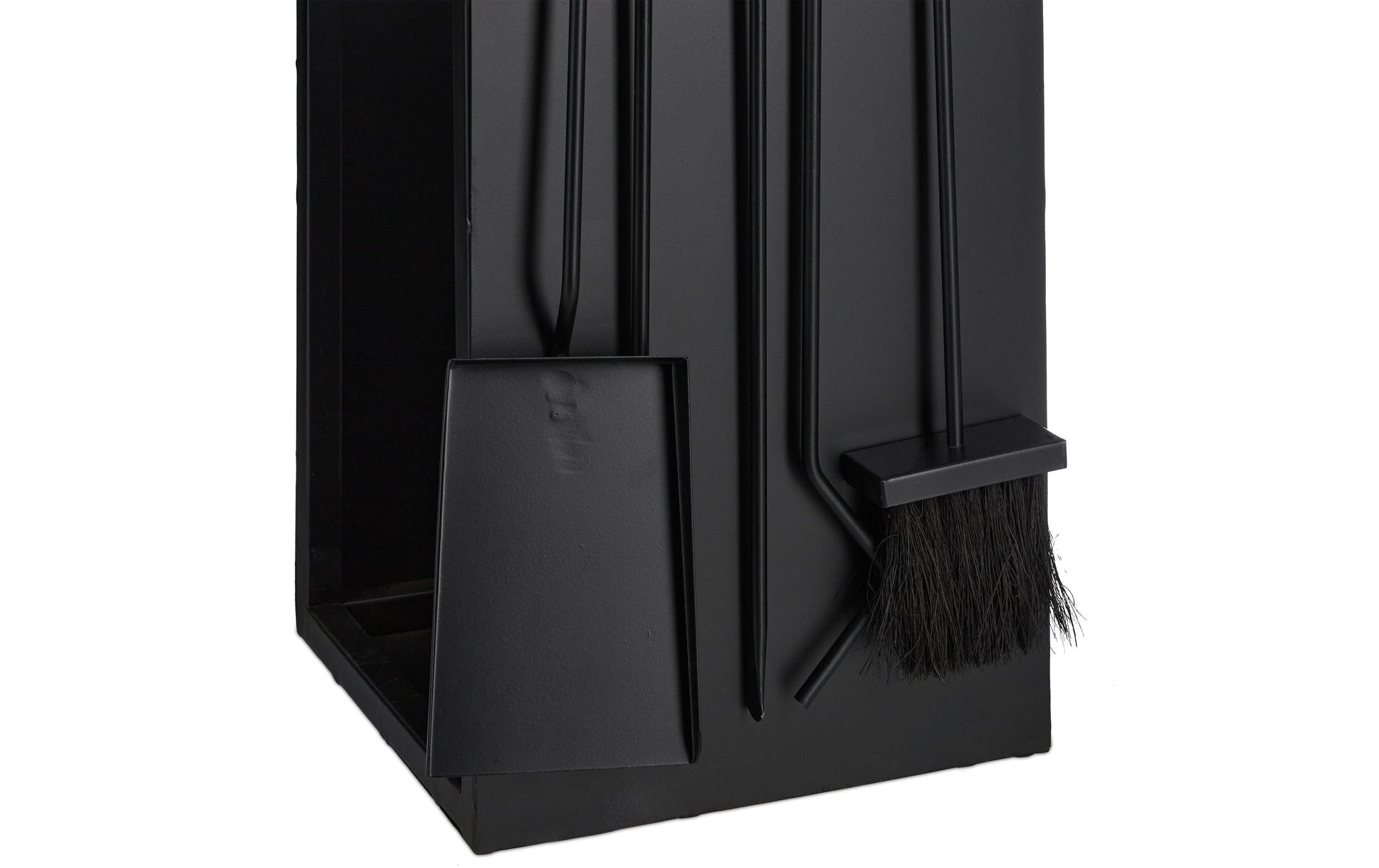 Relaxdays Kaminholzregal – Eisen/Aluminium/Jute – Schwarz – 360 × 765 × 300 mm