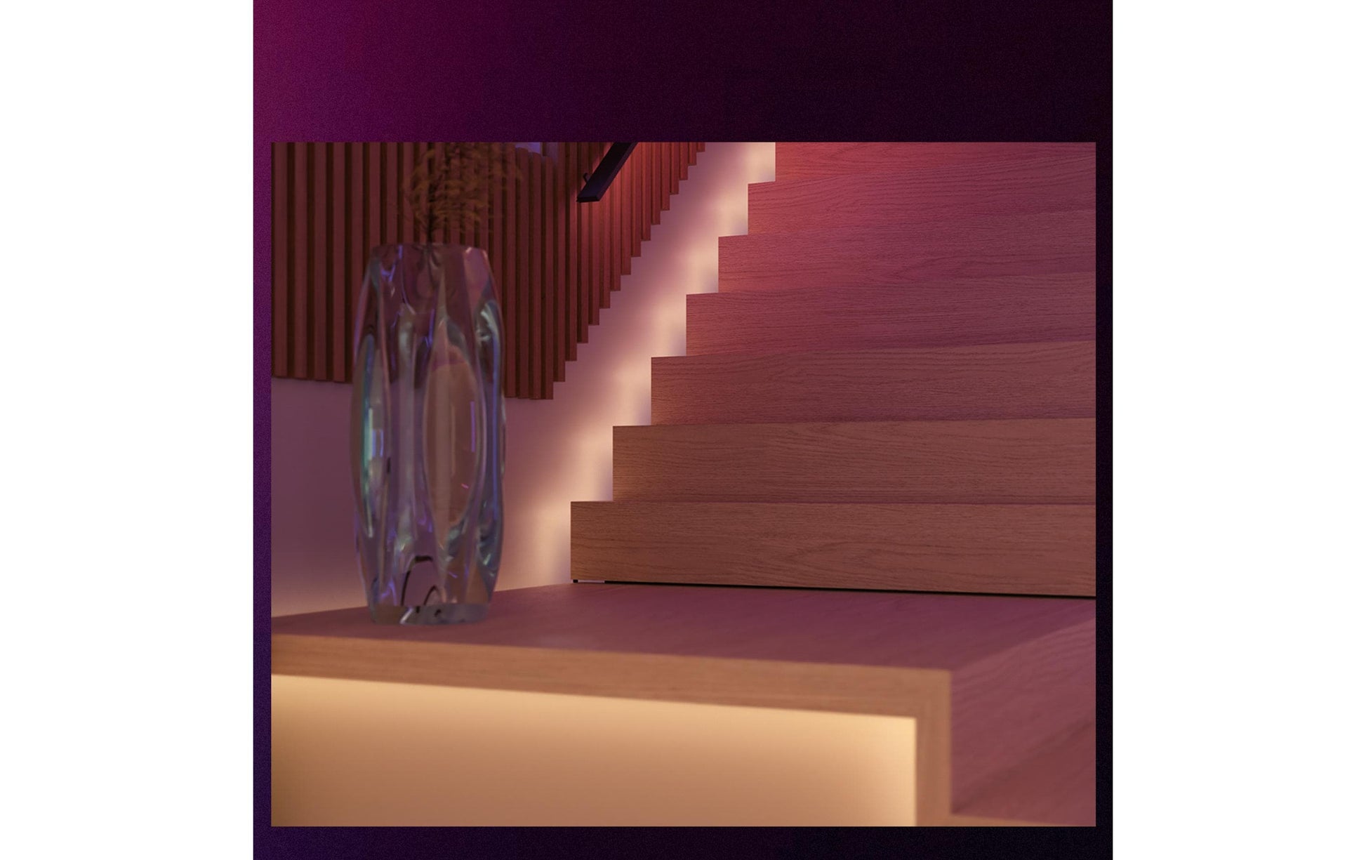 Philips Hue Lightstrip Flux Gradient 300 cm – Hue, Amazon Alexa – mehrfarbig + weiss – 1'200 lm 12 W