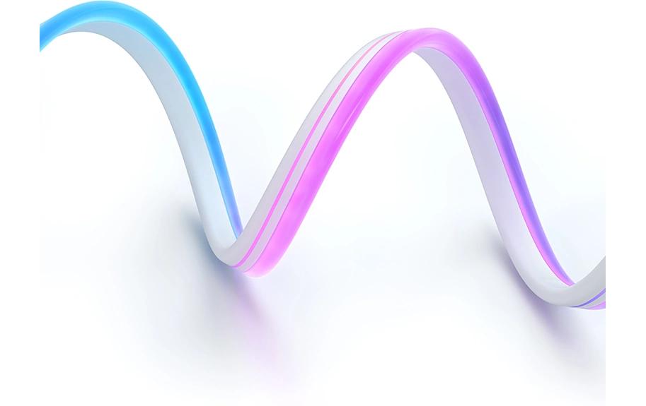 Xiaomi LED-Strip – Set, 2 m, 17 W, RGB, dimmbar, WiFi/BT, für Google Assistant, weiss