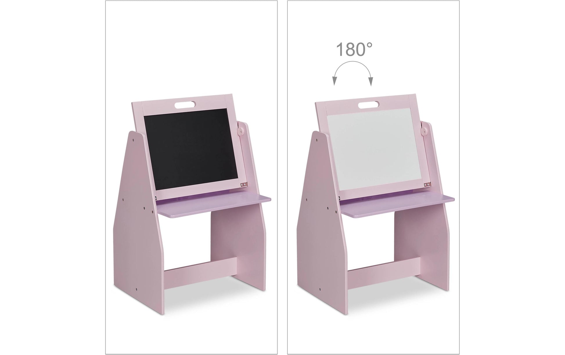 Relaxdays Wandregal/Schweberegal, 10037520 – 1 Boden – 52 × 45 × 84 cm – Gelb/Rosa – MDF, Holz, Polyester