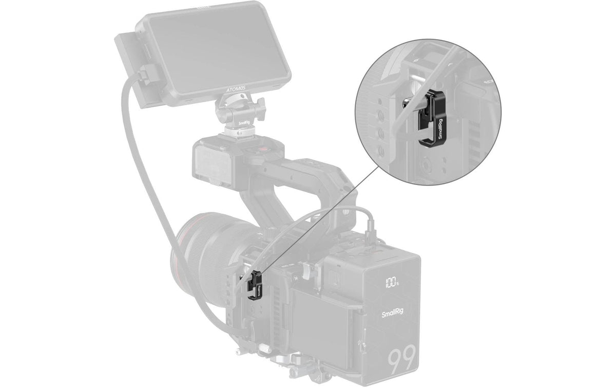 SmallRig USB-C-Kabelklemme (Montageschelle) – für Canon EOS C50