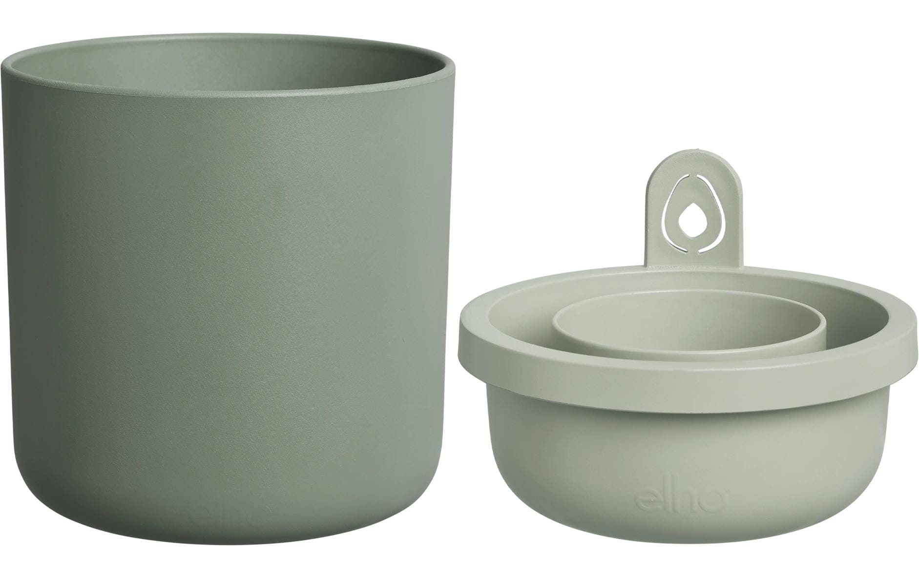 elho Pflanztopf – Ø 120 cm, 1000 ml – Kunststoff, Grün