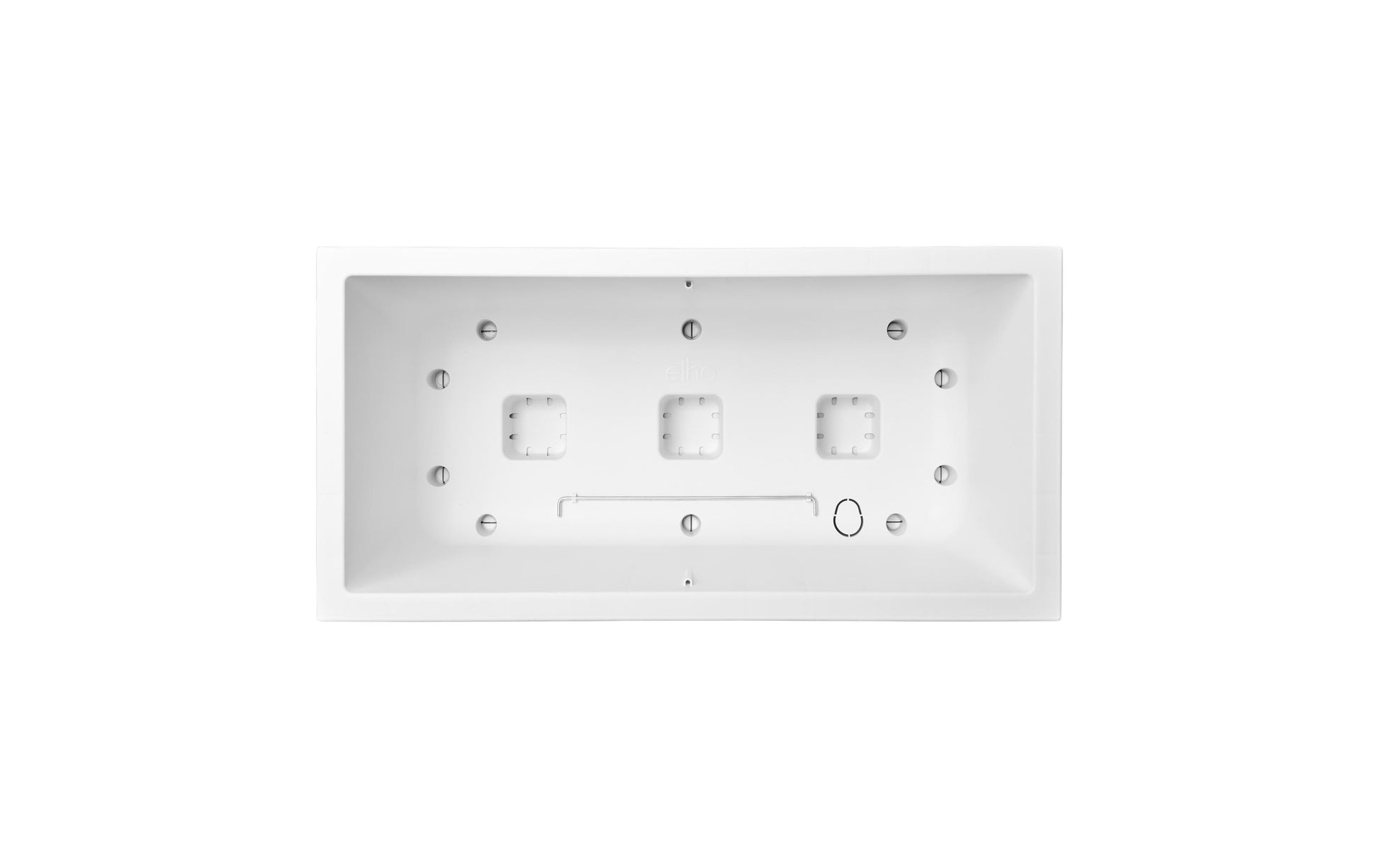 elho Vivo Next Lang 60 Blumenkasten – 27 l – Recycling-Kunststoff, Weiss