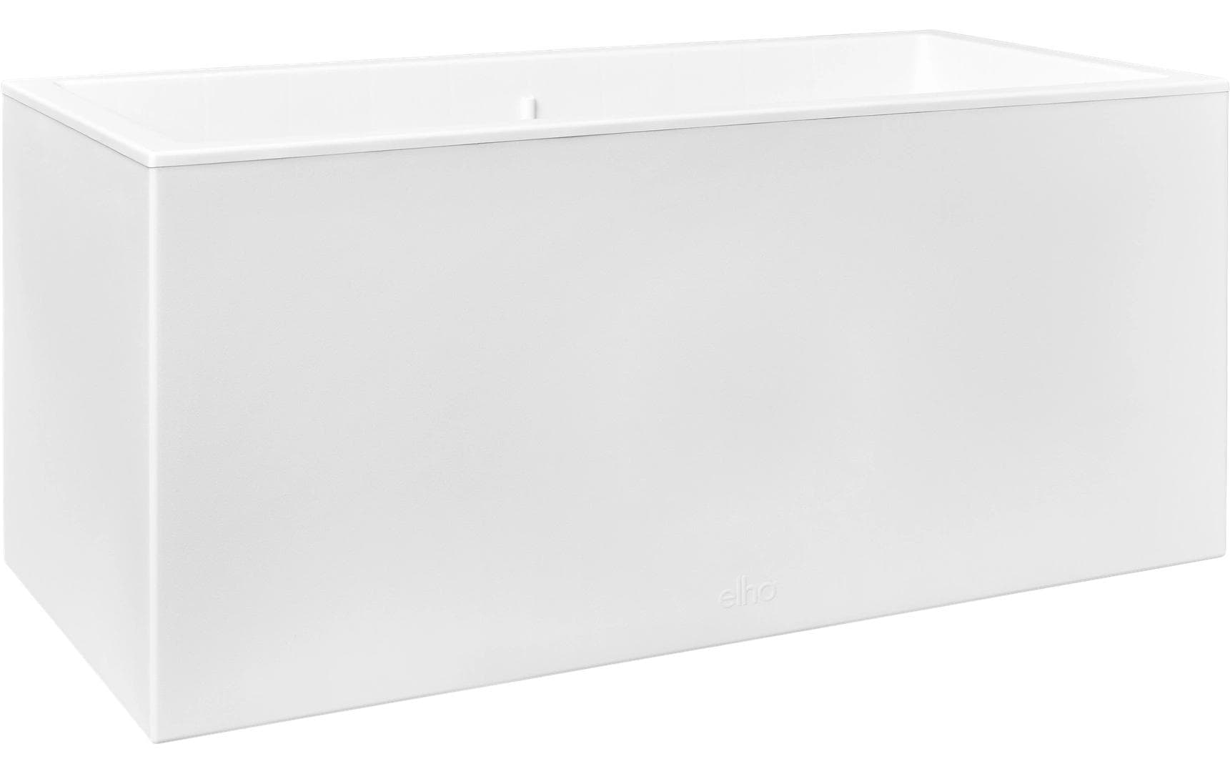 elho Vivo Next Lang 60 Blumenkasten – 27 l – Recycling-Kunststoff, Weiss