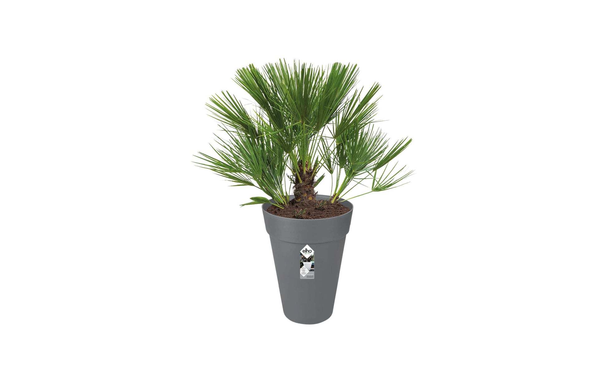 elho Loft Urban Blumentopf – 45 l – Kunststoff, Schwarz