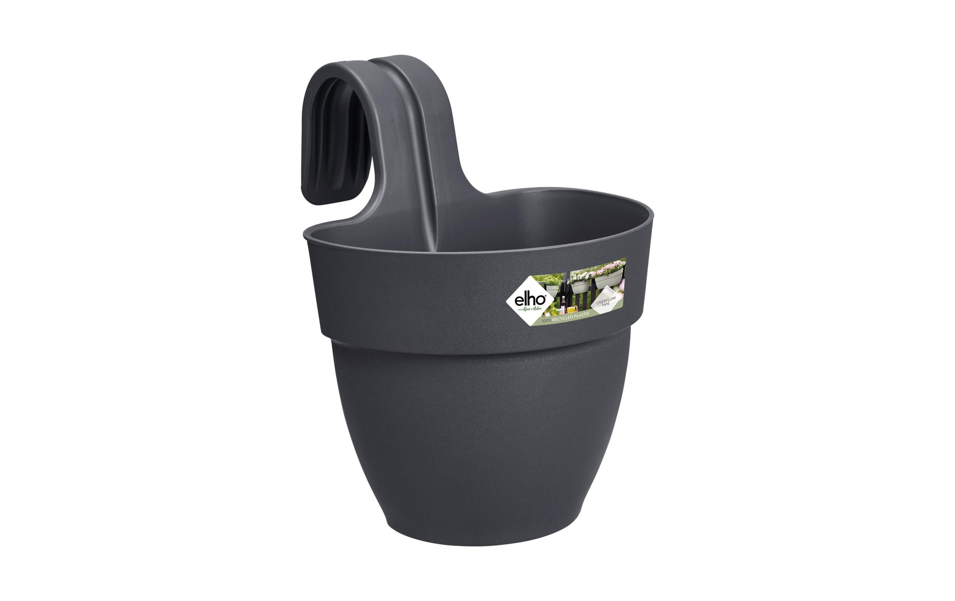 elho Pflanzgefäss – 2800 ml – Kunststoff, Schwarz